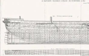 lattage du Napoléon (extrait de Souvenirs de Marine - Al Pâris)